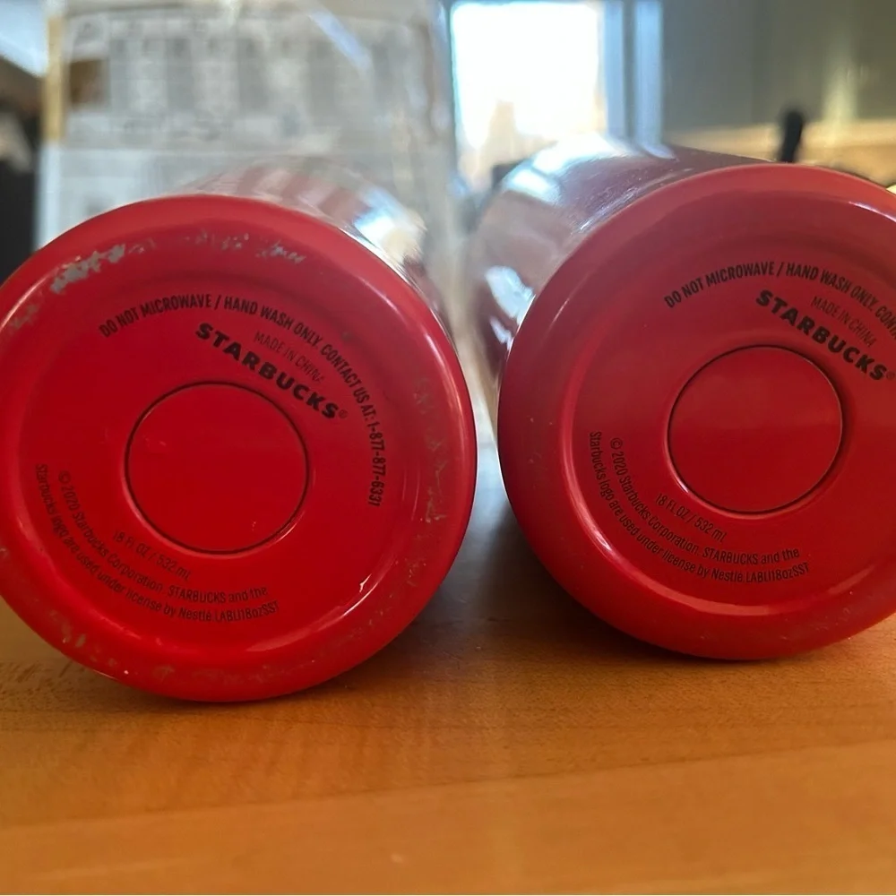 Starbucks Red Insulated Travel Mugs